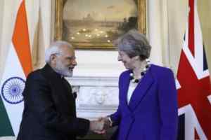 ब्रिटिश PM थेरेसा से मिले मोदी, इन मुद्दों पर हुई चर्चा